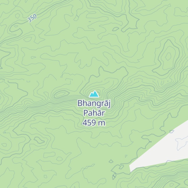 Map of Bhangrāj Pahār