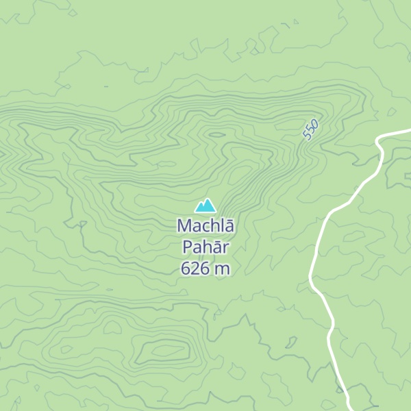 Map of Machlā Pahār