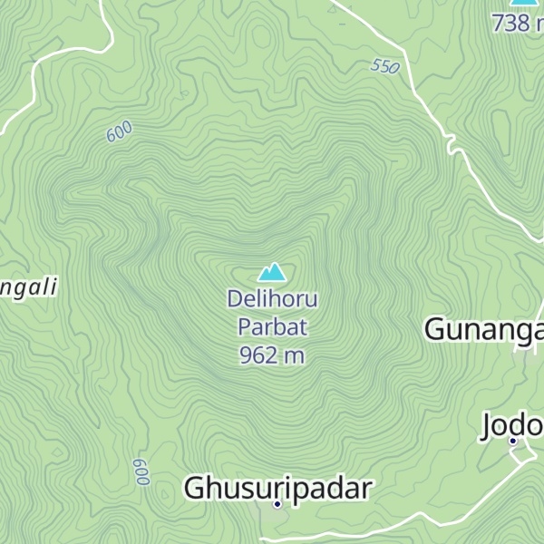 Map of Delihoru Parbat