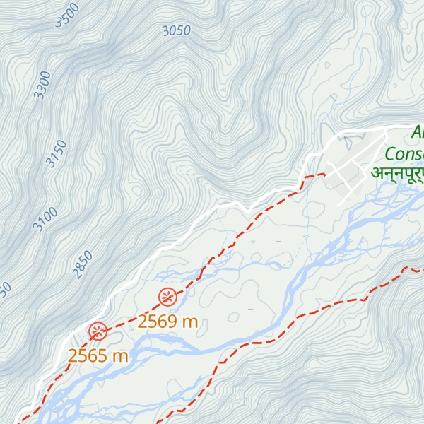 Map of Mustang Eco Hill Resort (best apple pie!)