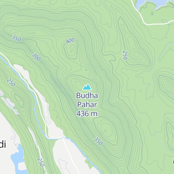 Map of Budha Pahar