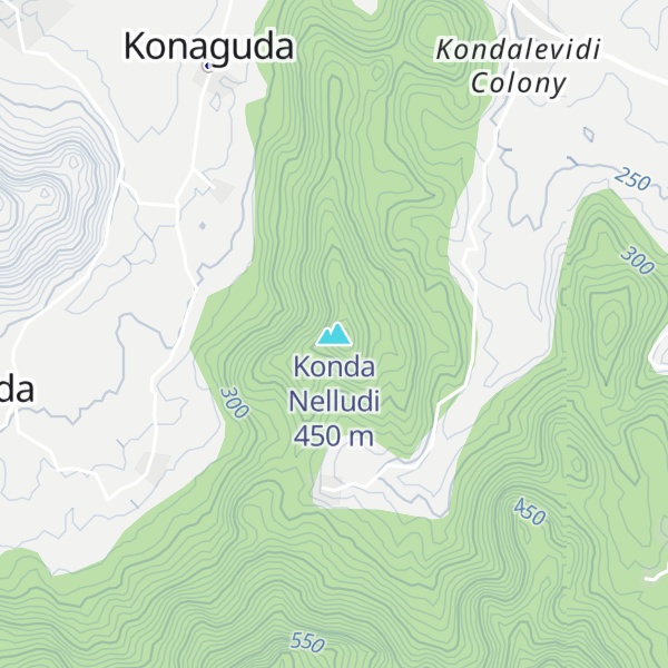 Map of Konda Nelludi