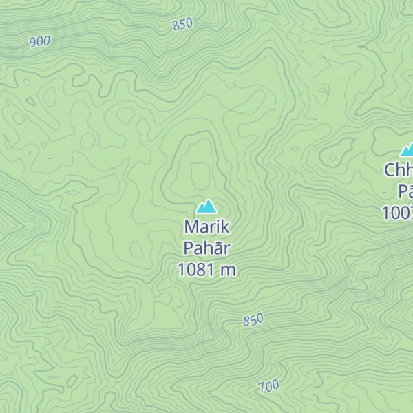 Map of Marik Pahār