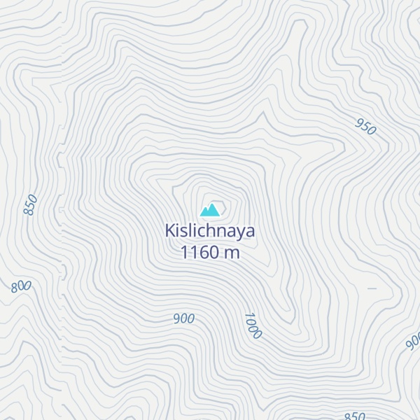 Map of Kislichnaya