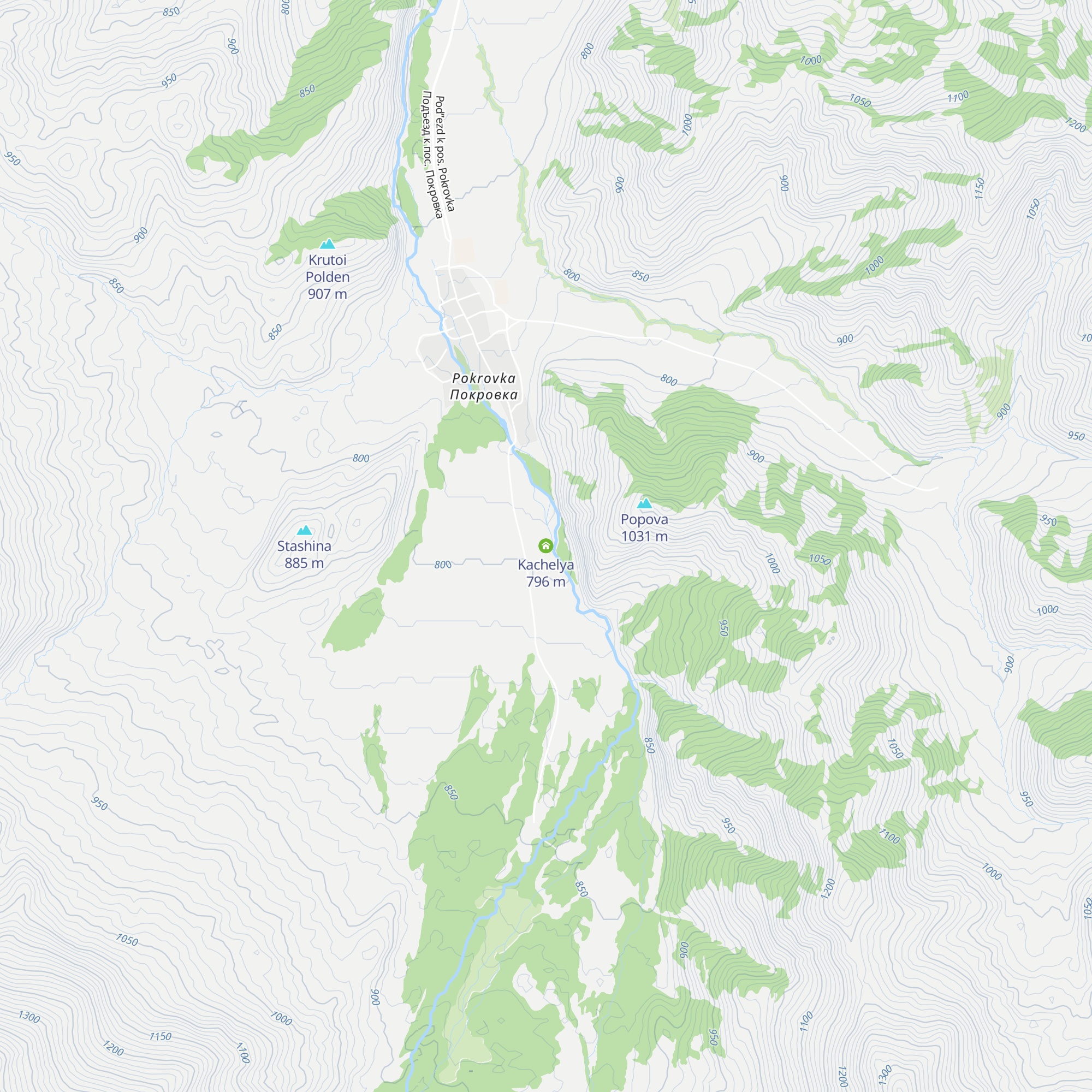 Kachelya map