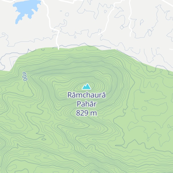 Map of Rāmchaurā Pahār