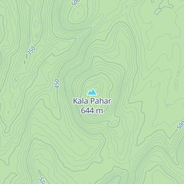 Map of Kala Pahar