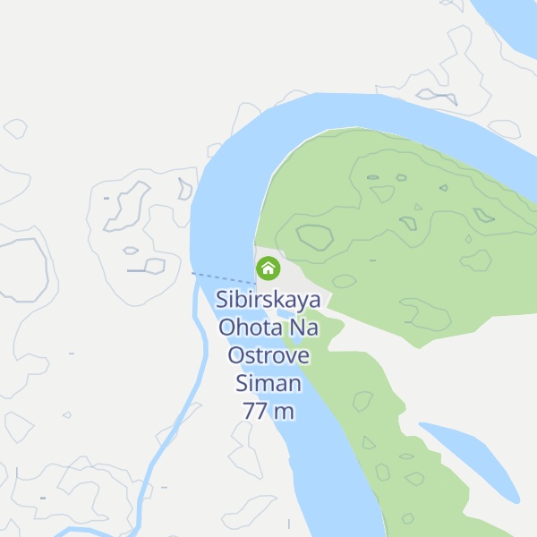 Map of Sibirskaya Ohota Na Ostrove Siman