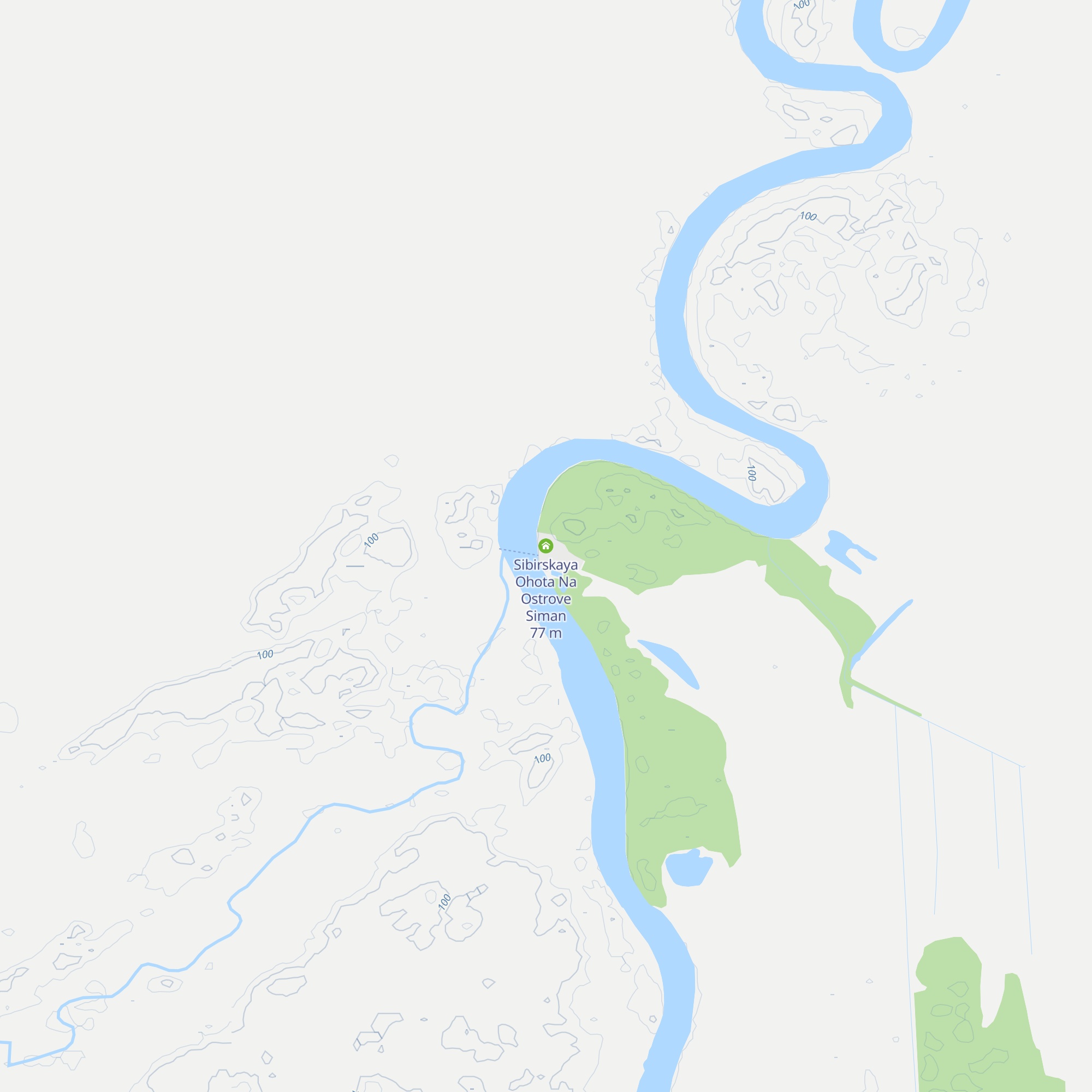 Sibirskaya Ohota Na Ostrove Siman map