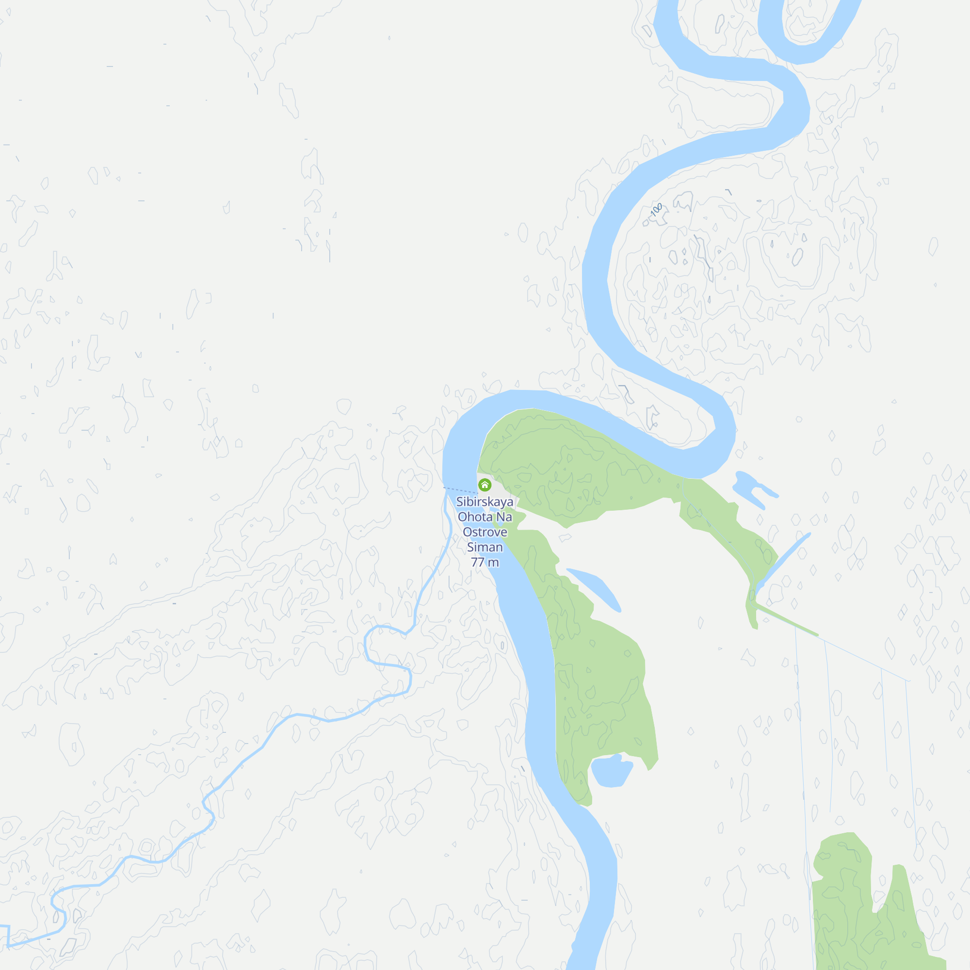 Sibirskaya Ohota Na Ostrove Siman map