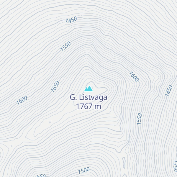 Map of G. Listvaga