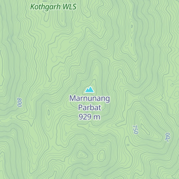Map of Marnunang Parbat