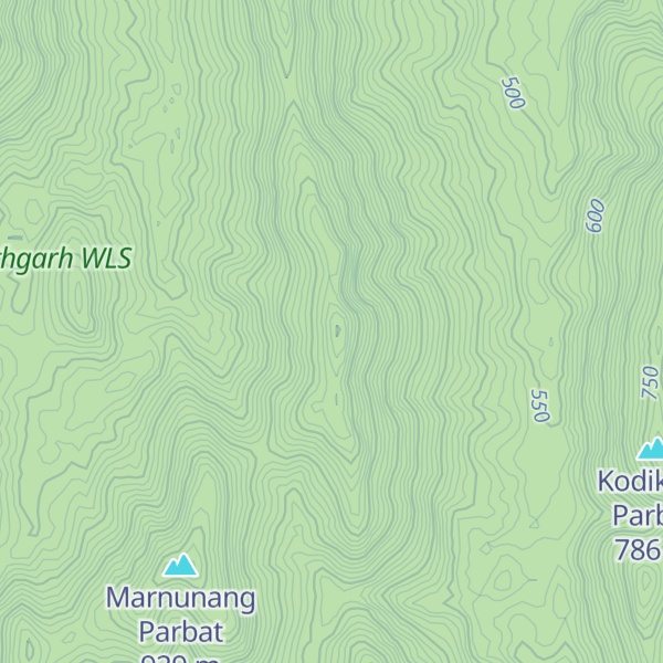 Map of Kodrupata Parbat