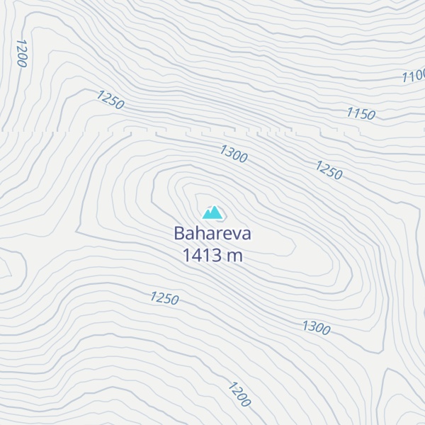 Map of Bahareva