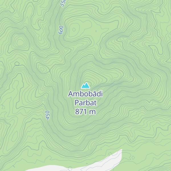 Map of Ambobādi Parbat