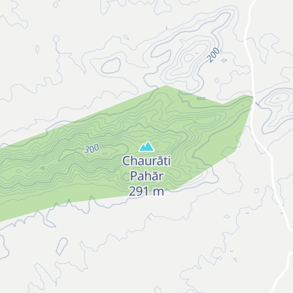 Map of Chaurāti Pahār
