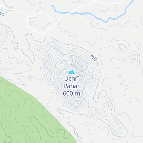 Map of Uchrī Pahār