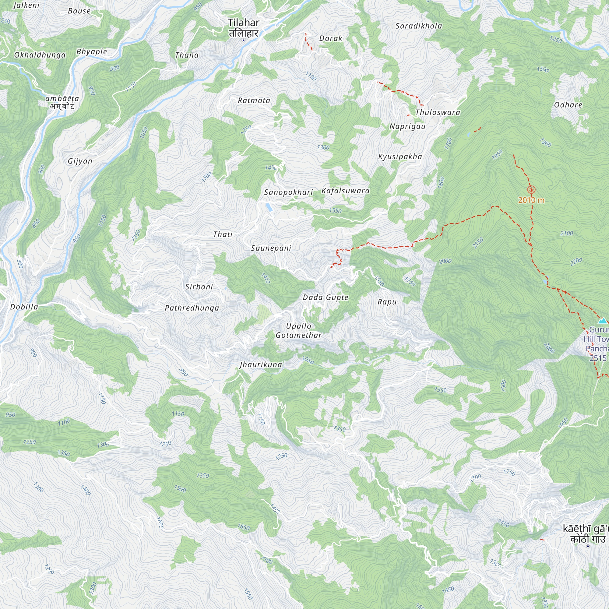 Bhir Muni map