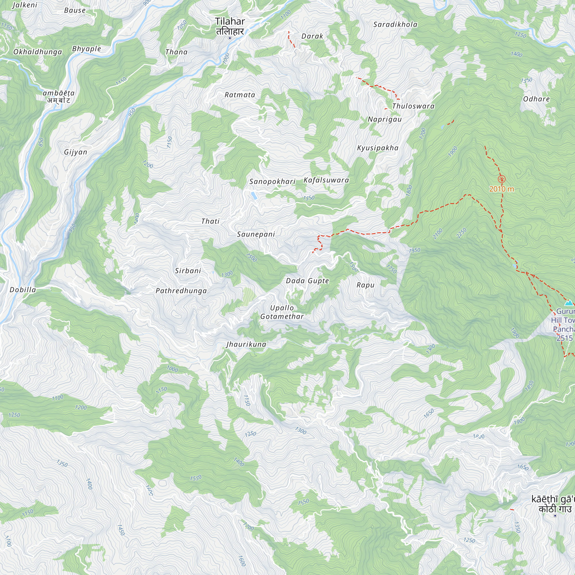 Bhir Muni map
