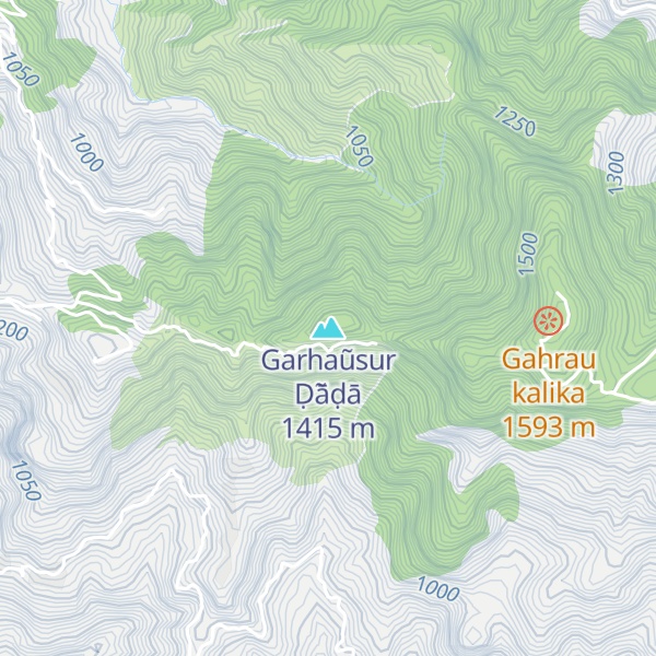 Map of Garhaũsur Ḍā̃ḍā