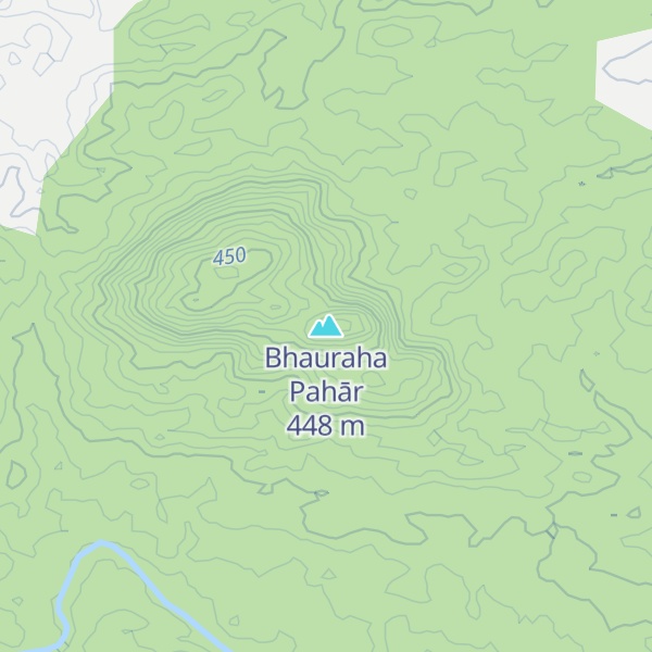 Map of Bhauraha Pahār