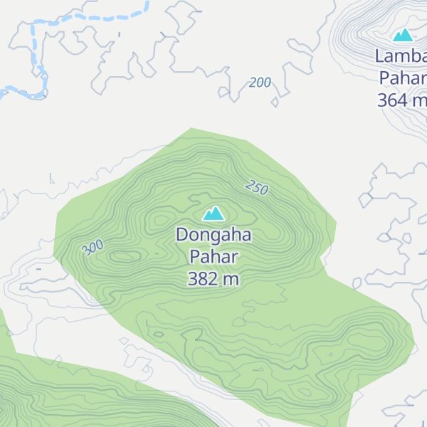 Map of Dongaha Pahar