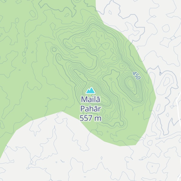 Map of Mailā Pahār