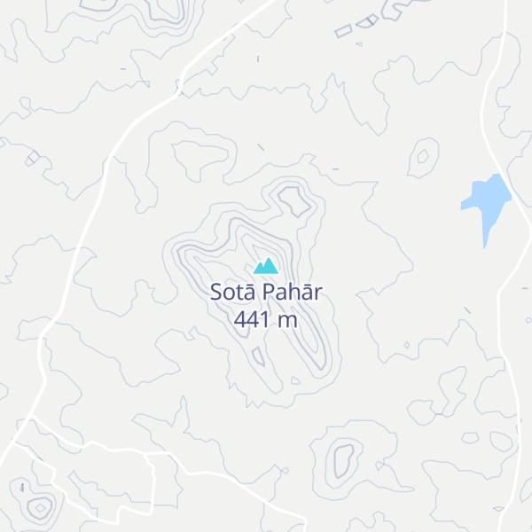 Map of Sotā Pahār