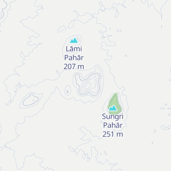 Map of Bhaurāha Pahār
