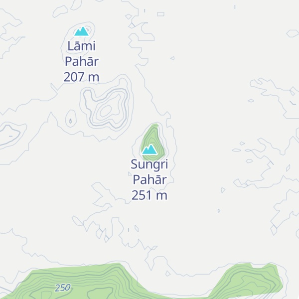 Map of Sungri Pahār