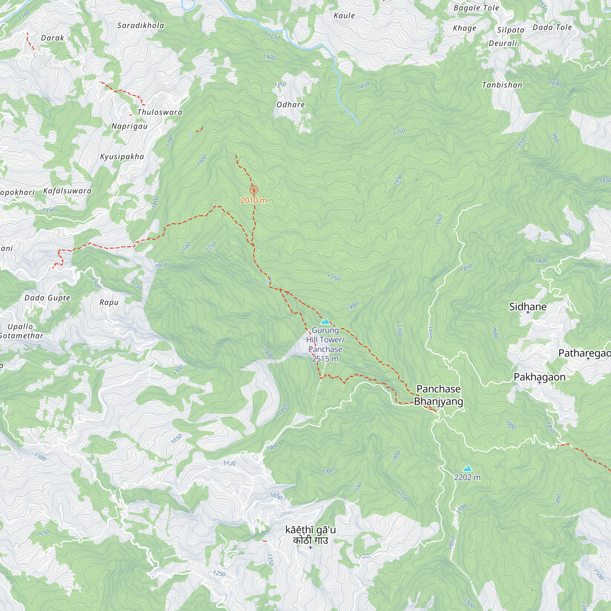 Hut map