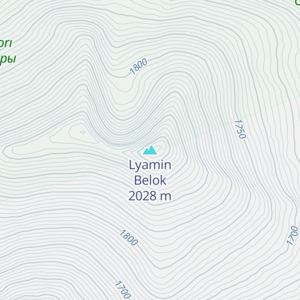 Map of Lyamin Belok