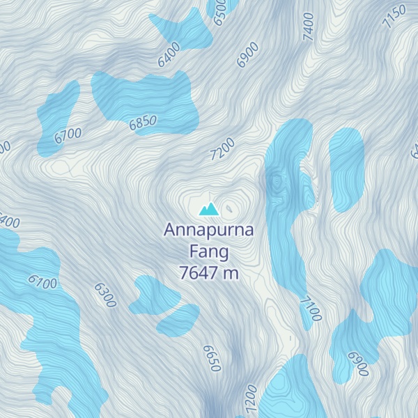 Map of Annapurna Fang