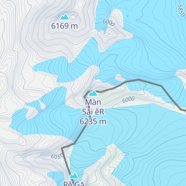 Map of Màn Sāi ěR