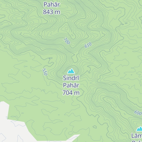 Map of Sindrī Pahār