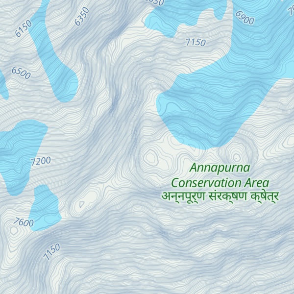 Map of Annapurna I