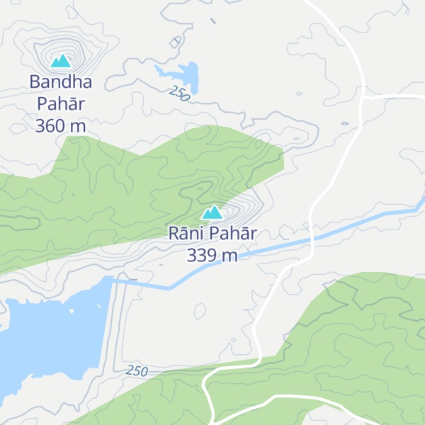 Map of Rāni Pahār