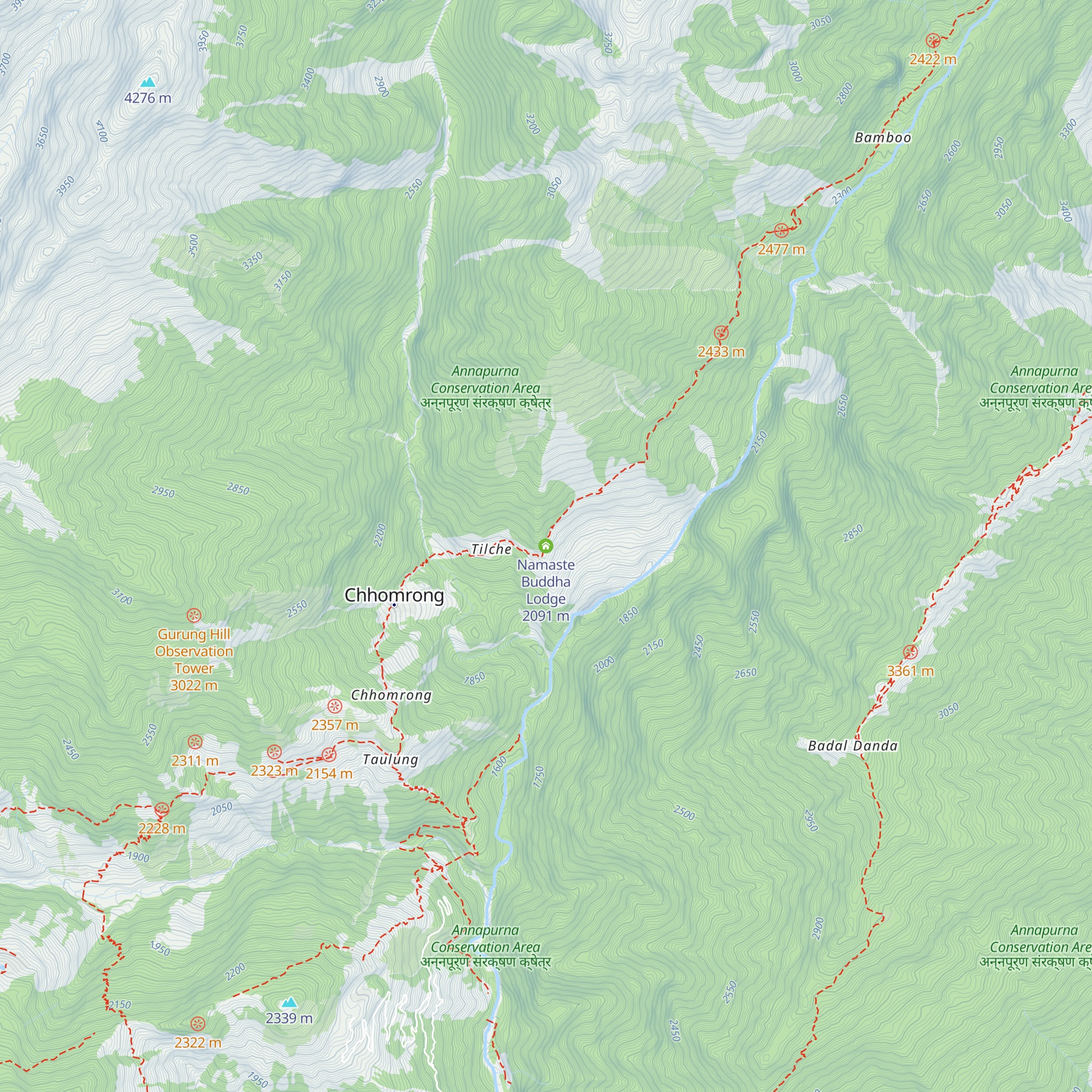 Namaste Buddha Lodge map