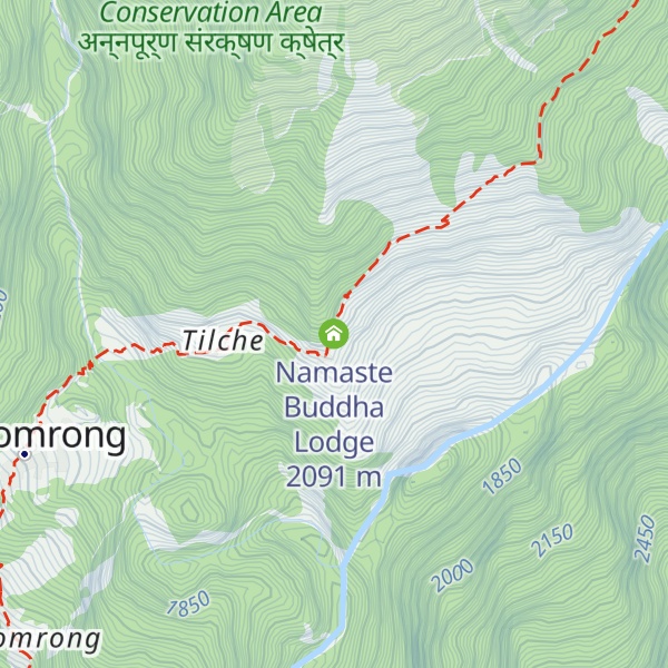 Map of Namaste Buddha Lodge
