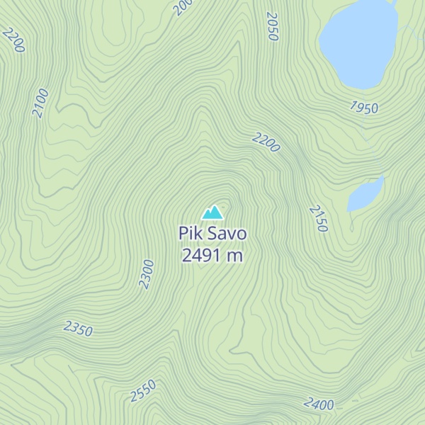 Map of Pik Savo