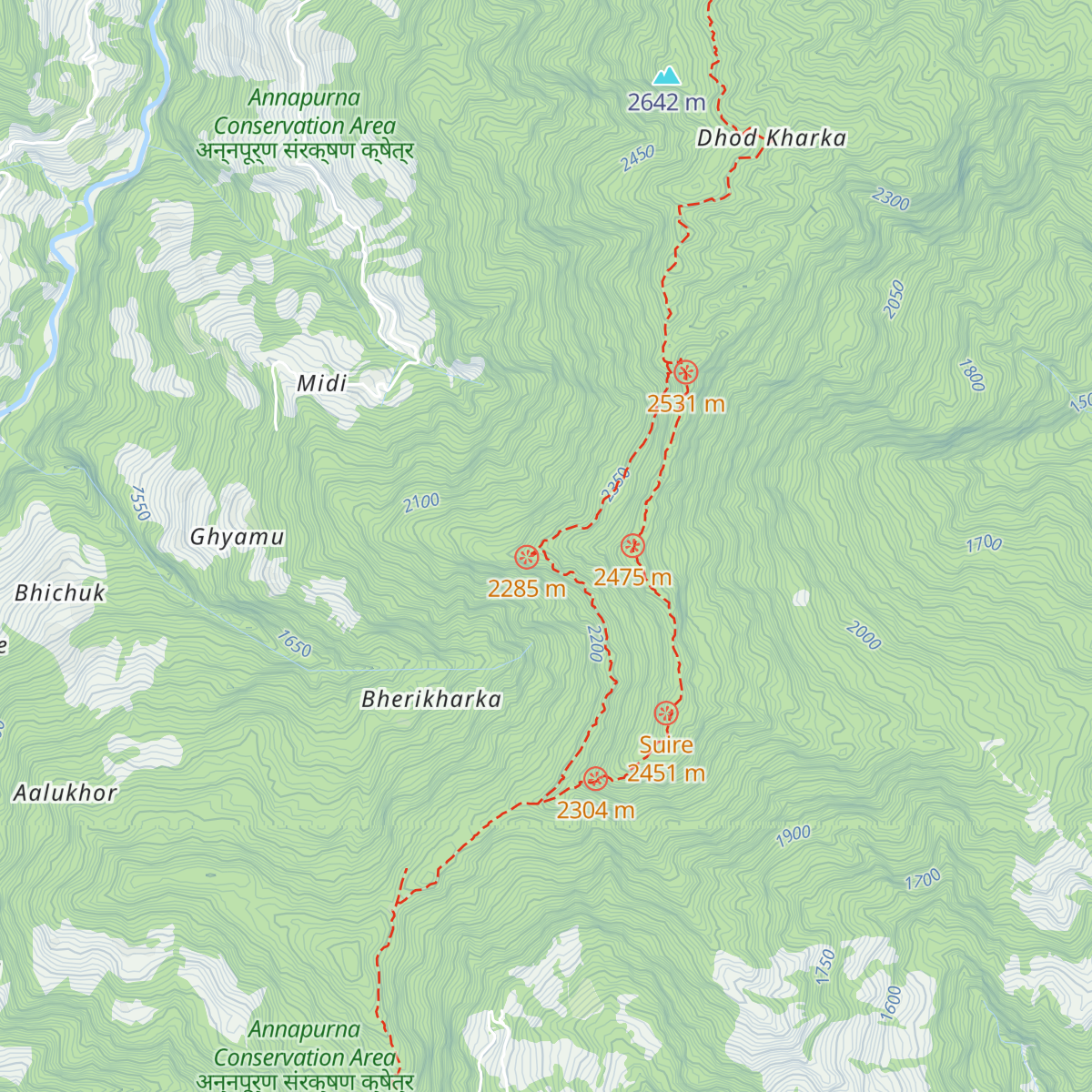 Hotel Annapurna View Lovely Hill & Restaurant map