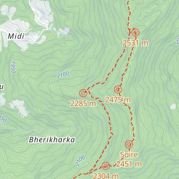 Map of Hotel Annapurna View Lovely Hill & Restaurant