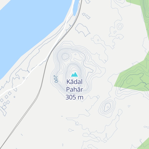 Map of Kādal Pahār