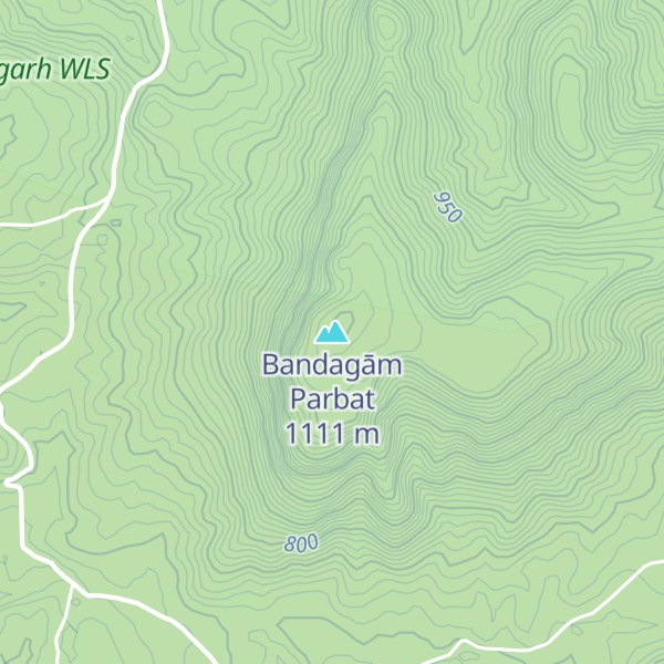 Map of Bandagām Parbat