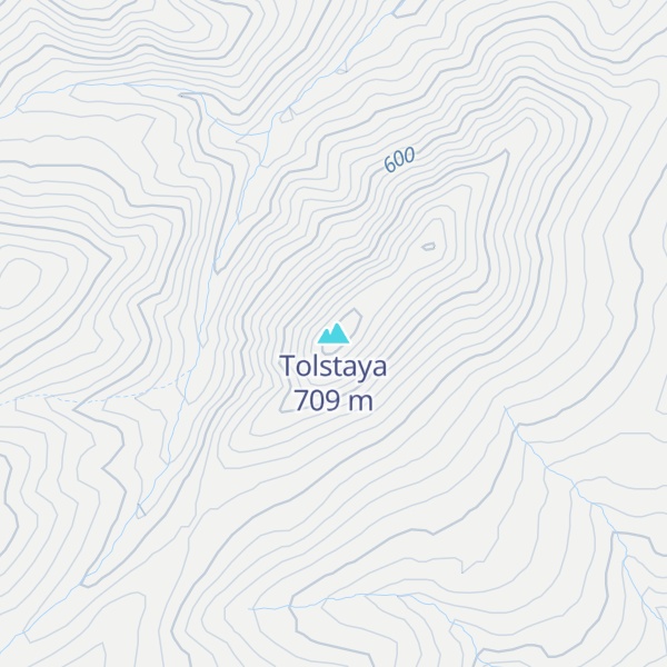 Map of Tolstaya