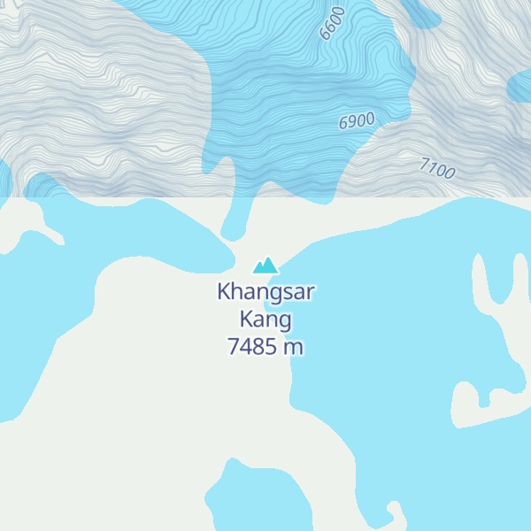 Map of Khangsar Kang
