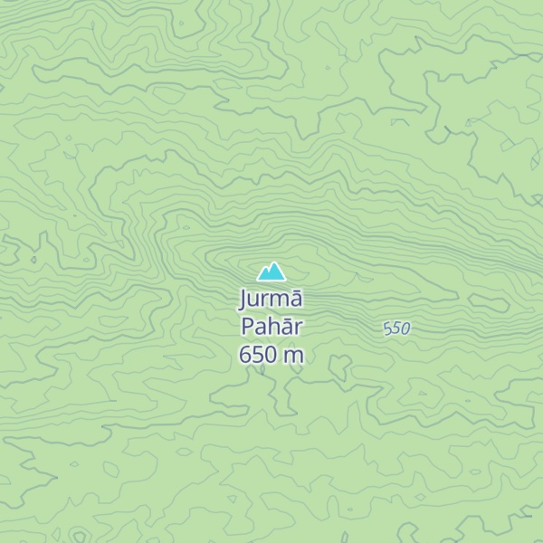 Map of Jurmā Pahār