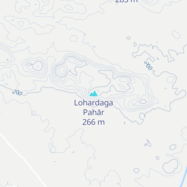 Map of Lohardaga Pahār