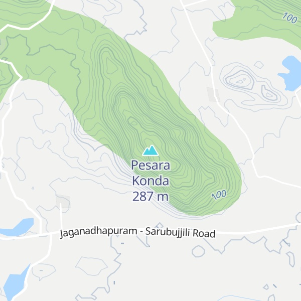Map of Pesara Konda