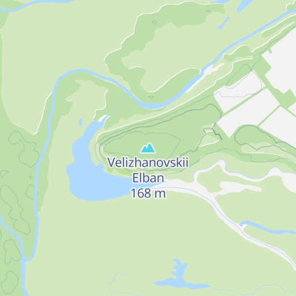 Map of Velizhanovskii Elban